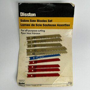 Vintage Disston Sabre Saw Blades Set For All Purpose Cutting 5151